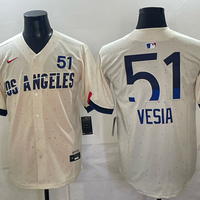 Men's Los Angeles Dodgers Alex Vesia #51 Cream City Connect Limited Player Jersey