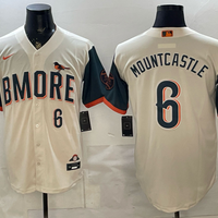 Men's Baltimore Orioles Ryan Mountcastle #6 Cream 2026 City Connect Stadium Jersey