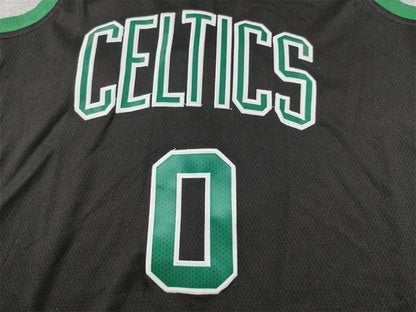 Men's Boston Celtics Jayson Tatum #0 Black Swingman Jersey1 - Statement Edition