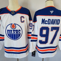 Men's Edmonton Oilers Connor McDavid #97 Fanatics White Player Game Jersey