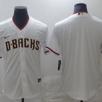 Men's Arizona Diamondbacks White Replica Blank Jersey1