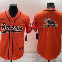 Men's Denver Broncos Orange Game Jersey1