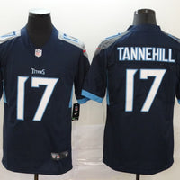 Men's Tennessee Titans Ryan Tannehill #17 Navy Player Game Jersey1