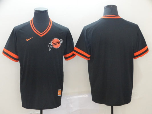 Men's San Francisco Giants Black Replica Blank Jersey1