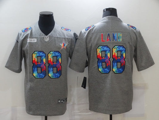 Men's Dallas Cowboys CeeDee Lamb #88 Gray Game Player Jersey1