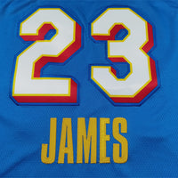 Men's Los Angeles Lakers LeBron James #23 Light Blue 2025 NBA All-Star Game Swingman Player Jersey1