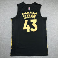 Men's Toronto Raptors Pascal Siakam Black 2020/21 Fast Break Player Jersey1