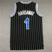 Men's Orlando Magic Penny Hardaway #1 Black Hardwood Classics Swingman Jersey1
