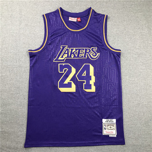 Men's Los Angeles Lakers Kobe Bryant 1996-97 Hardwood Classics Swingman Jersey1