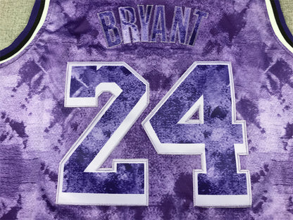 Men's Los Angeles Lakers Kobe Bryant #24 Purple Select Series Swingman Jersey1
