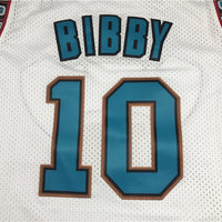 Men's Memphis Grizzlies Mike Bibby #10 White Classics Swingman Jersey1