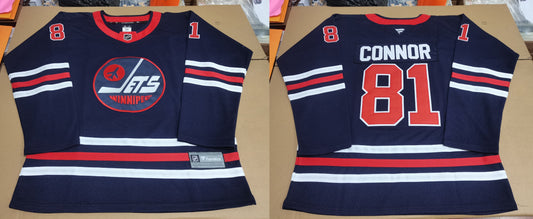 Men's Winnipeg Jets Kyle Connor #81 Blue Game Jersey1