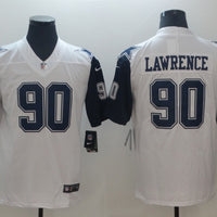 Men's Dallas Cowboys DeMarcus Lawrence #90 White Game Jersey1