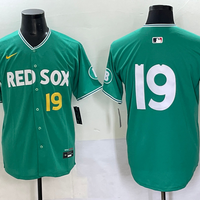 Men's Boston Red Sox Roman Anthony #19 Green 2025 City Connect Limited Player Jersey