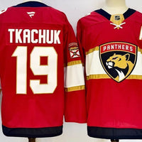 Men's Florida Panthers Matthew Tkachuk #19 Fanatics Red Home Breakaway Player Jersey