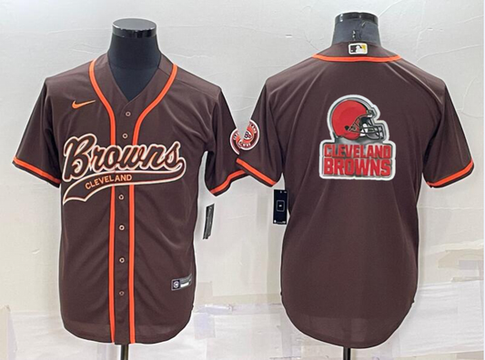 Men's Cleveland Browns Brown Game Jersey1