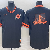 Men's San Francisco Giants Black Replica Player Jersey1