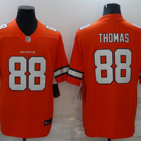 Men's Denver Broncos Demaryius Thomas #88 Orange Game Player Jersey1