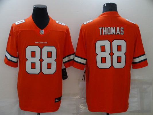 Men's Denver Broncos Demaryius Thomas #88 Orange Game Player Jersey1