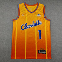 Men's Charlotte Hornets LaMelo Ball #1 Orange 2025/26 Swingman Jersey - City Edition