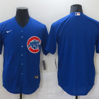 Men's Chicago Cubs1 Royal Alternate Replica Team Blank Jersey
