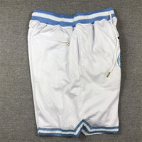 Men's Perc O'Cet #30 Movie White Basketball Shorts