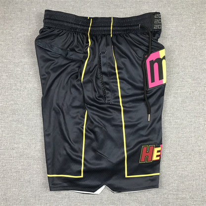 Men's Miami Heat City Edition Black Basketball Shorts1