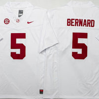 Men's Alabama Crimson Tide Germie Bernard #5 White Player Game Jersey