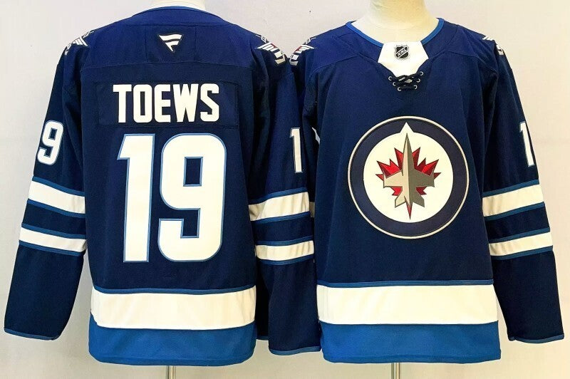 Men's Winnipeg Jets Jonathan Toews #19 Fanatics Navy Player Jersey