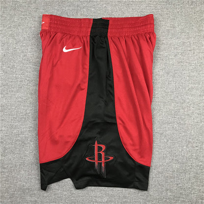 Men's Houston Rockets Red 2021/22 Icon Edition Basketball Shorts1