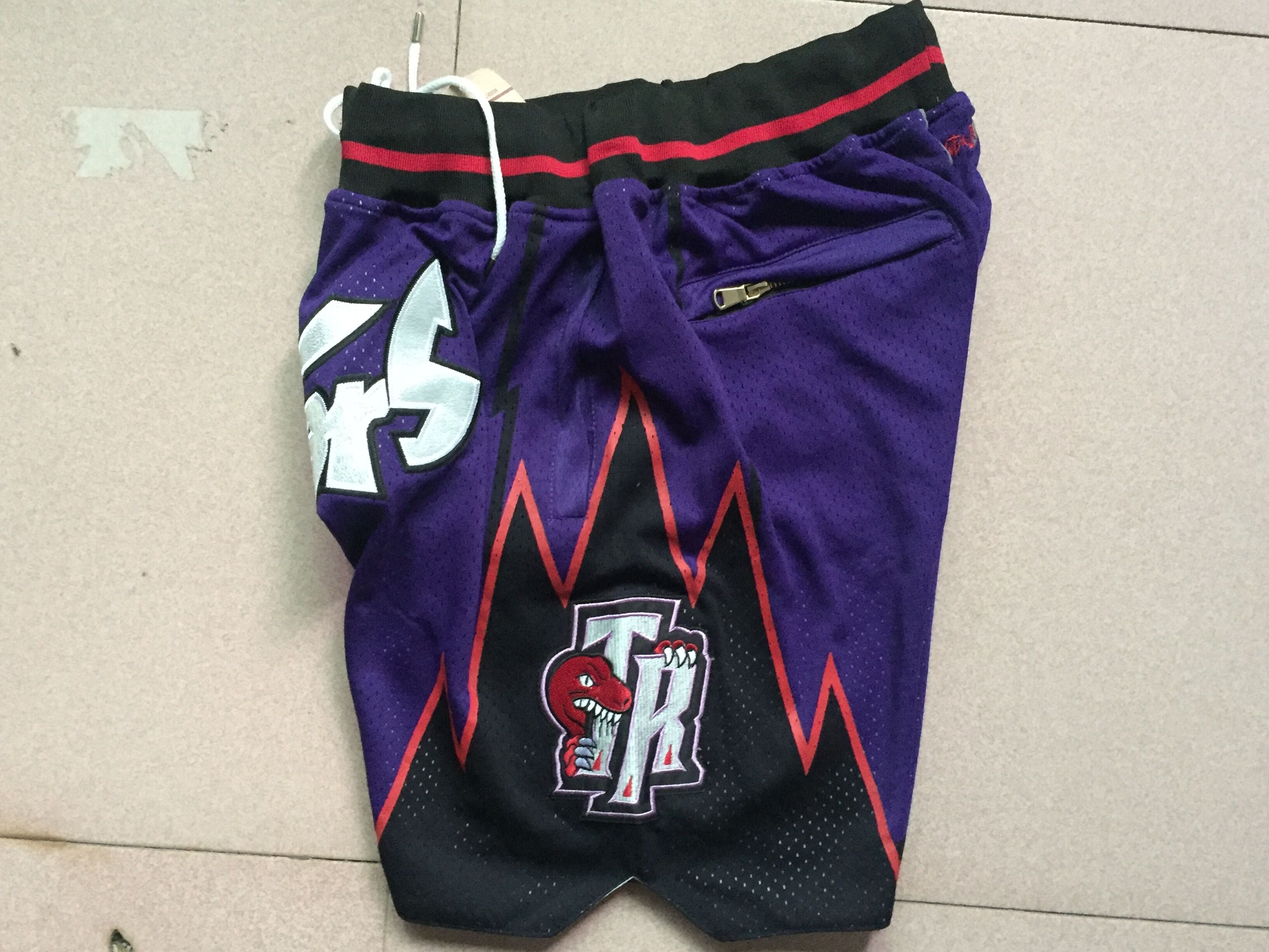 Toronto Raptors Purple Vintage Basketball Shorts - 4
