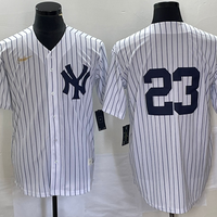 Men's New York Yankees Don Mattingly #23 White Replica Player Name Jersey1