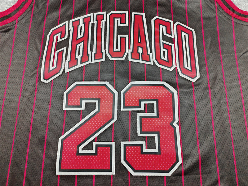 Men's Chicago Bulls Michael Jordan #23 Black Swingman Player Jersey - Statement Edition
