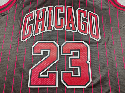 Men's Chicago Bulls Michael Jordan #23 Black Swingman Player Jersey - Statement Edition