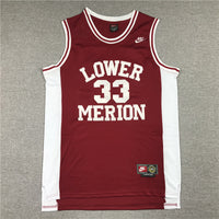 Kobe Bryant Lower Merion High School Maroon Jersey