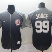 Men's New York Yankees Aaron Judge #99 Gray Alternate Game Jersey1