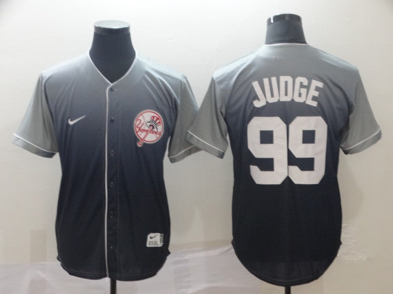 Men's New York Yankees Aaron Judge #99 Gray Alternate Game Jersey1
