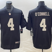 Men's Las Vegas Raiders Aidan O'Connell #4 Black Game Jersey1