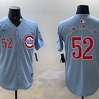 Men's Chicago Cubs Pete Crow-Armstrong #52 Baby Blue 2nd Alternate Limited Player Jersey1