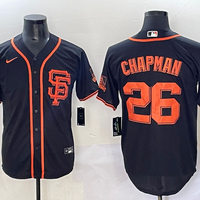 Men's San Francisco Giants Matt Chapman #26 Black Limited Player Jersey