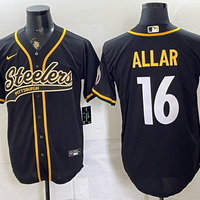 Men's Pittsburgh Steelers Drew Allar #16 Black Player Jersey