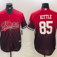 Men's San Francisco 49ers George Kittle #85 Scarlet Player Jersey1