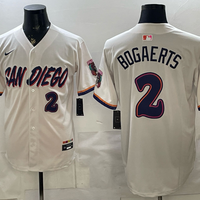 Men's San Diego Padres Xander Bogaerts #2 Cream Limited Player Jersey