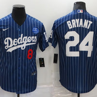Men's Los Angeles Dodgers Kris Bryant #8-24 Blue Player Jersey1
