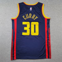 Men's Golden State Warriors Stephen Curry #30 Navy 2024/25 Swingman Player Jersey1 - City Edition