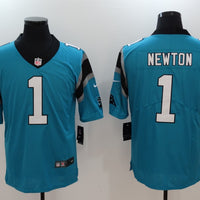 Men's Carolina Panthers Cam Newton #1 Blue Game Jersey1