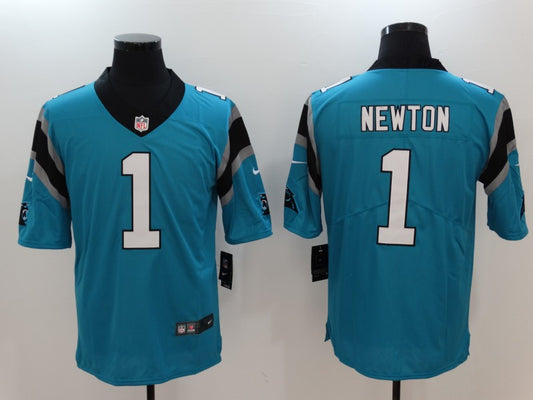 Men's Carolina Panthers Cam Newton #1 Blue Game Jersey1