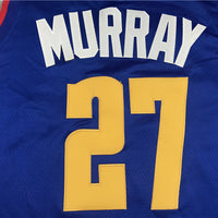 Men's Denver Nuggets Jamal Murray Blue 2020/21 Swingman Player Jersey1