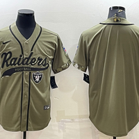 Men's Las Vegas Raiders Olive 2022 Salute To Service Limited Blank Jersey1