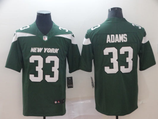 Men's New York Jets Jamal Adams #33 Green Game Jersey1